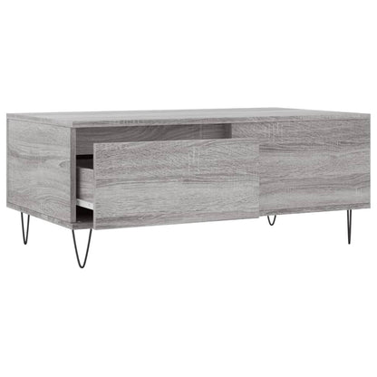 Tavolino Salotto Grigio Sonoma 90x50x36,5 cm Legno Multistrato | homemem39