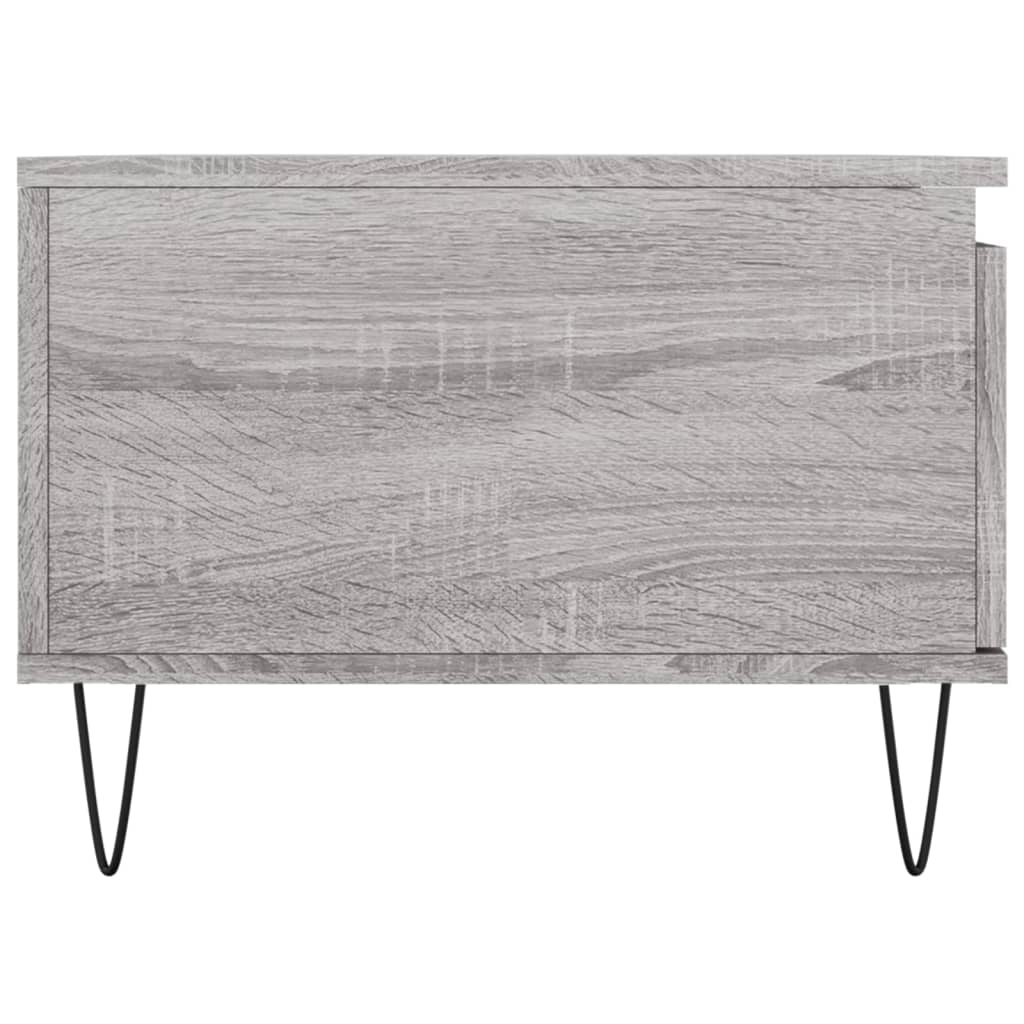 Tavolino Salotto Grigio Sonoma 90x50x36,5 cm Legno Multistrato | homemem39