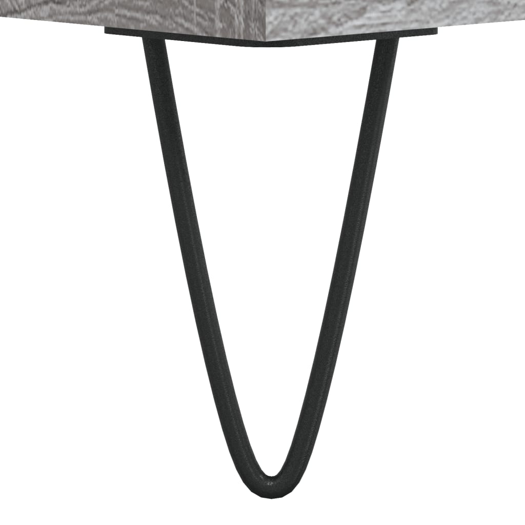 Tavolino Salotto Grigio Sonoma 90x50x36,5 cm Legno Multistrato | homemem39