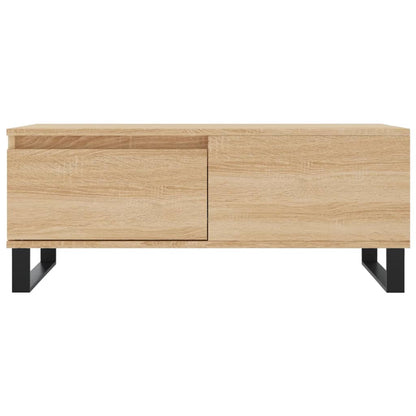 Tavolino Salotto Rovere Sonoma 90x50x36,5 cm Legno Multistrato | homemem39