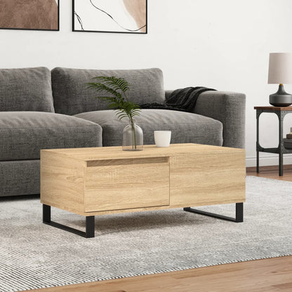 Tavolino Salotto Rovere Sonoma 90x50x36,5 cm Legno Multistrato | homemem39