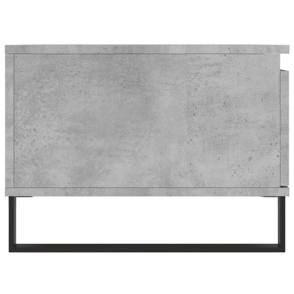 Tavolino Salotto Grigio Cemento 90x50x36,5 cm Legno Multistrato | homemem39