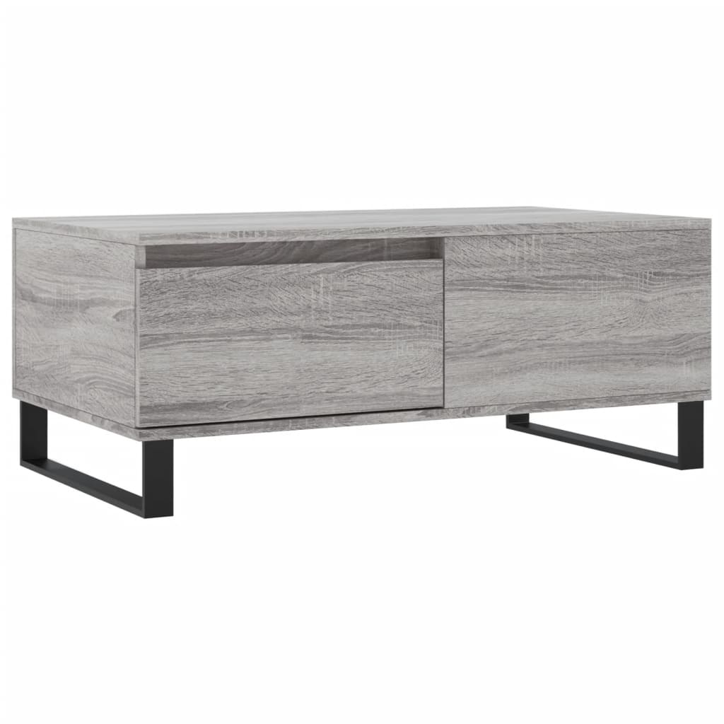 Tavolino Salotto Grigio Sonoma 90x50x36,5 cm Legno Multistrato | homemem39