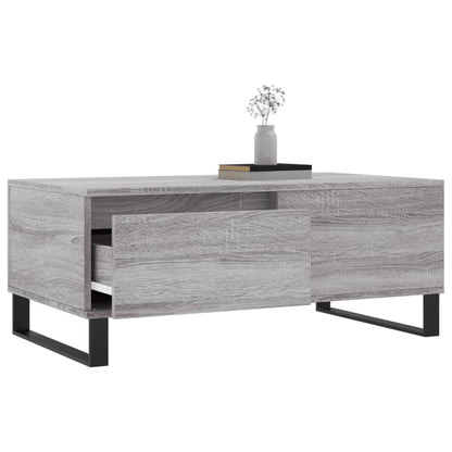 Tavolino Salotto Grigio Sonoma 90x50x36,5 cm Legno Multistrato | homemem39
