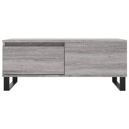 Tavolino Salotto Grigio Sonoma 90x50x36,5 cm Legno Multistrato | homemem39