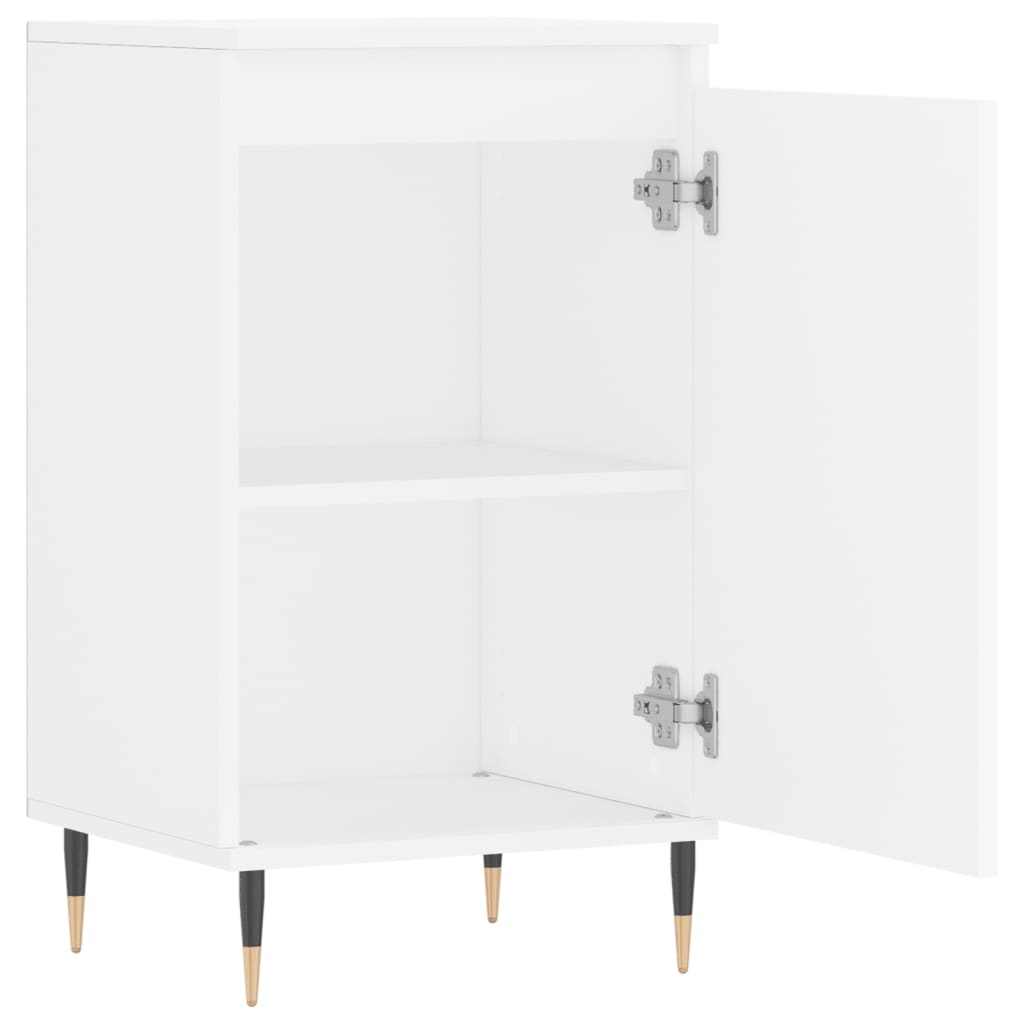 Credenza Bianca 40x35x70 cm in Legno Multistrato - homemem39