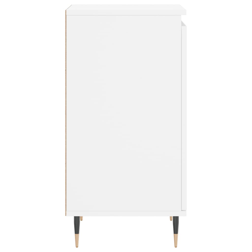 Credenza Bianca 40x35x70 cm in Legno Multistrato - homemem39