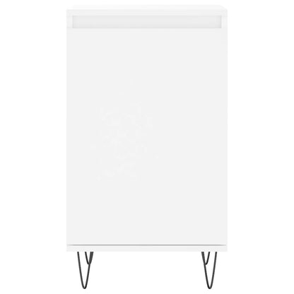 Credenza Bianca 40x35x70 cm in Legno Multistrato