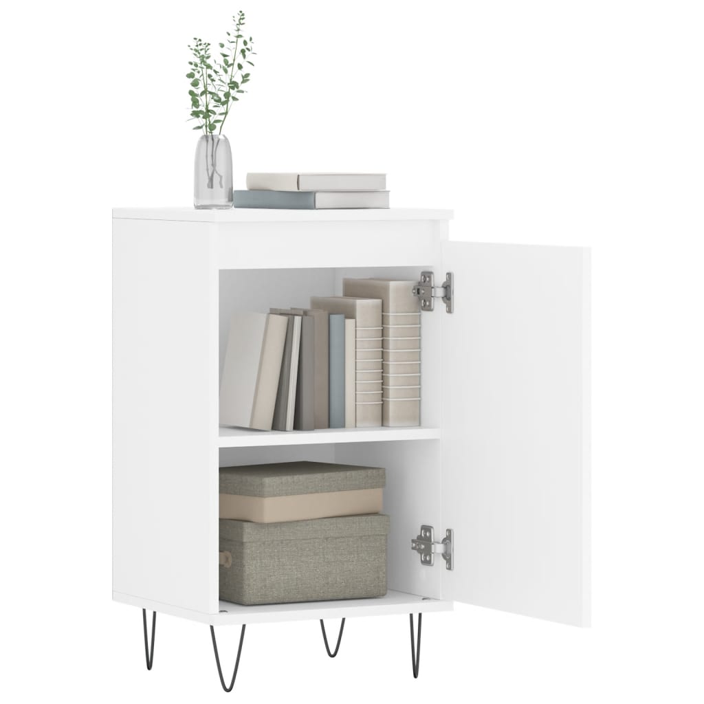 Credenze 2 pz Bianche 40x35x70 cm in Legno Multistrato | homemem39