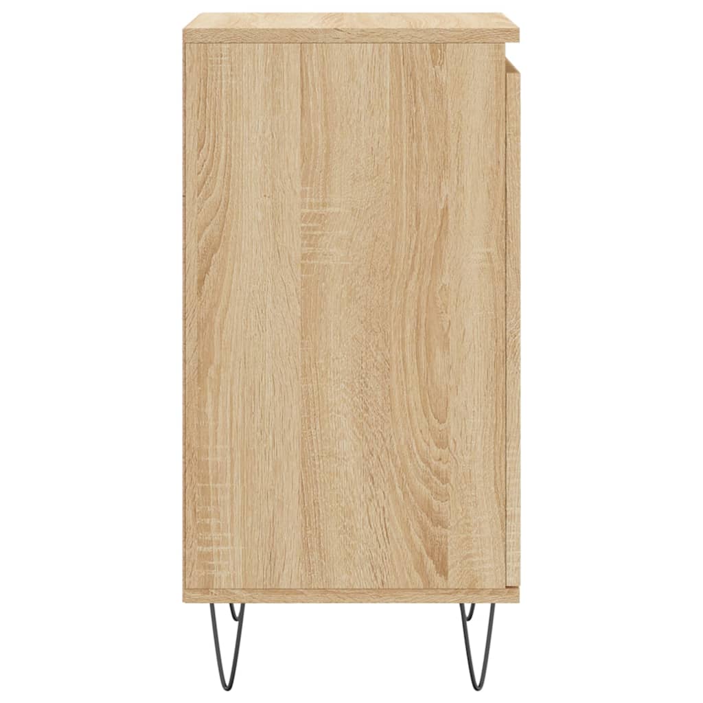 Credenze 2 pz Rovere Sonoma 40x35x70 cm in Legno Multistrato