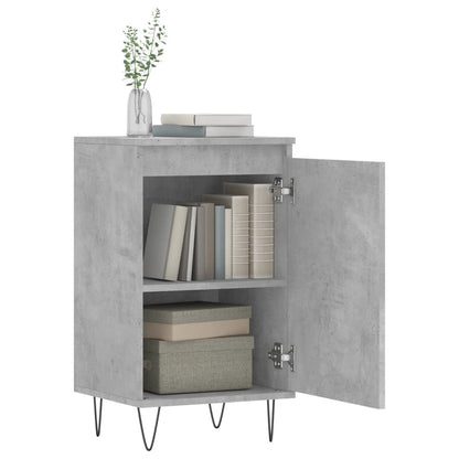 Credenze 2 pz Grigio Cemento 40x35x70 cm in Legno Multistrato | homemem39