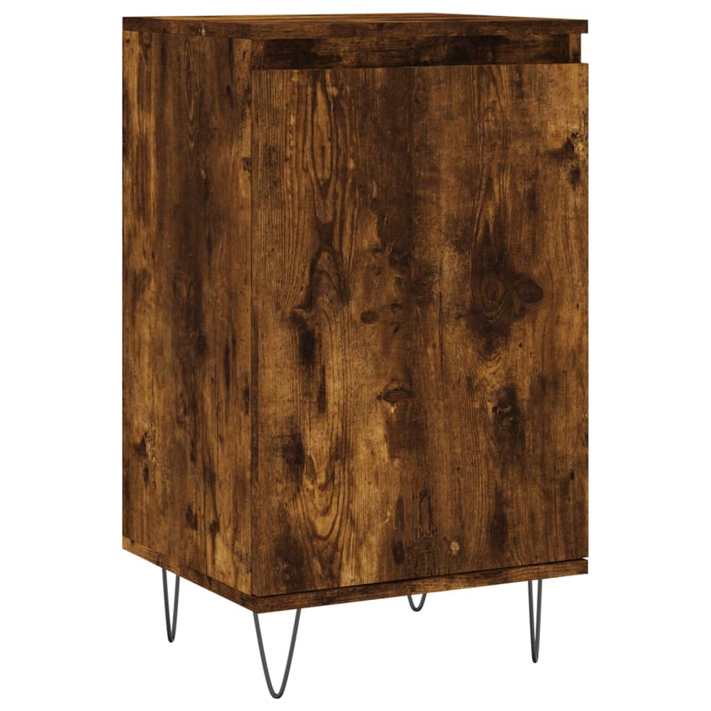 Credenza Rovere Fumo 40x35x70 cm in Legno Multistrato - homemem39