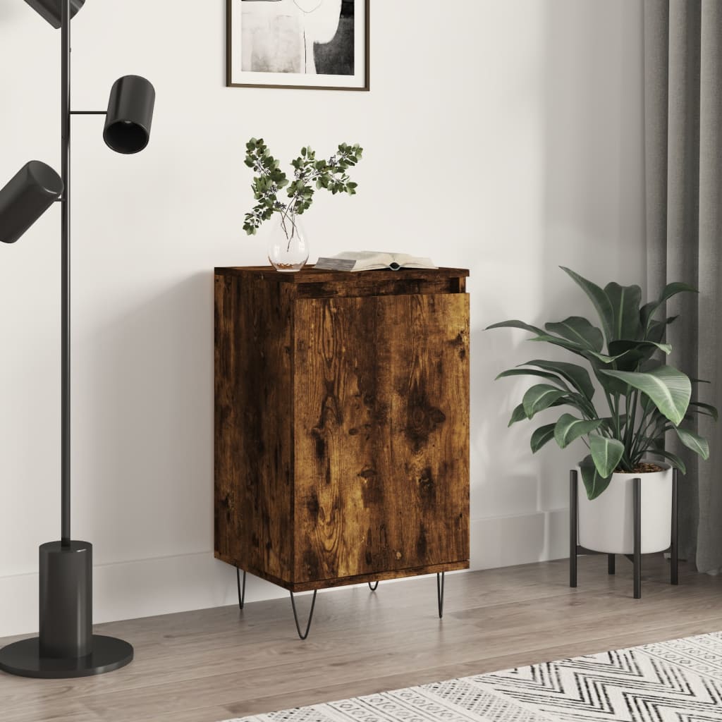 Credenza Rovere Fumo 40x35x70 cm in Legno Multistrato - homemem39