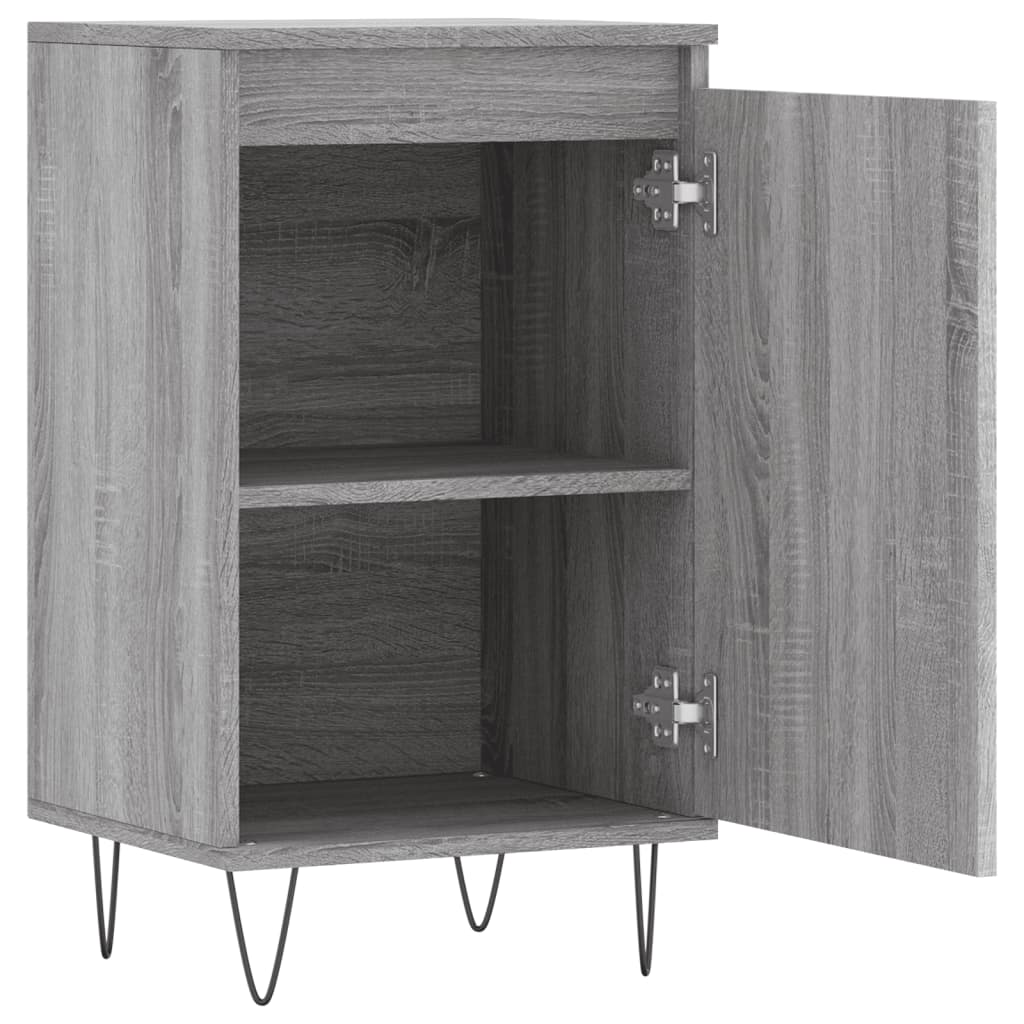 Credenza Grigio Sonoma 40x35x70 cm in Legno Multistrato - homemem39