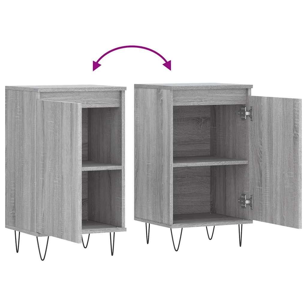 Credenza Grigio Sonoma 40x35x70 cm in Legno Multistrato | homemem39