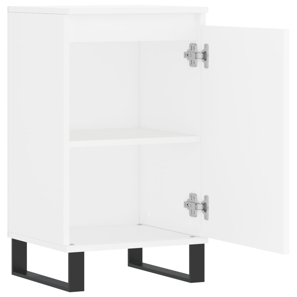 Credenza Bianca 40x35x70 cm in Legno Multistrato - homemem39