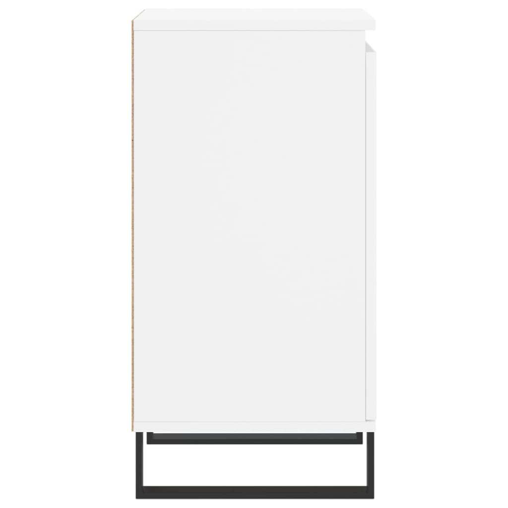 Credenza Bianca 40x35x70 cm in Legno Multistrato - homemem39