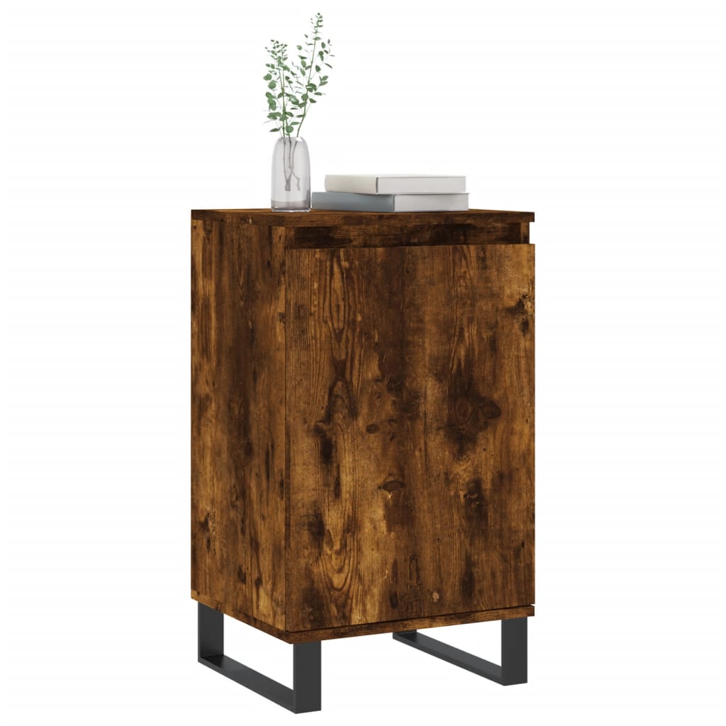 Credenza Rovere Fumo 40x35x70 cm in Legno Multistrato - homemem39