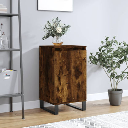 Credenza Rovere Fumo 40x35x70 cm in Legno Multistrato - homemem39