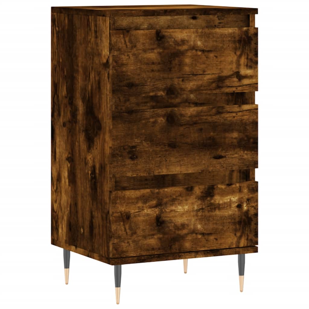 Credenza Rovere Fumo 40x35x70 cm in Legno Multistrato - homemem39