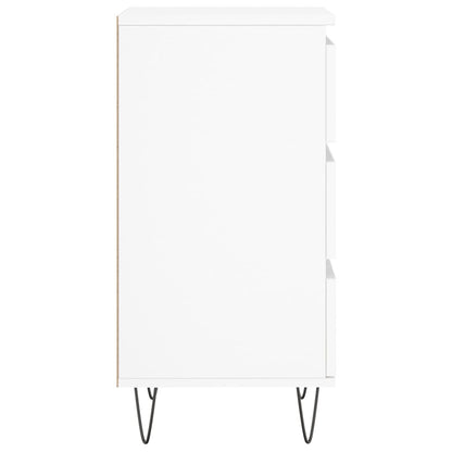 Credenza Bianca 40x35x70 cm in Legno Multistrato - homemem39