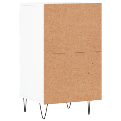 Credenza Bianca 40x35x70 cm in Legno Multistrato - homemem39