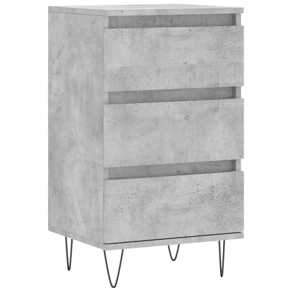 Credenza Grigio Cemento 40x35x70 cm in Legno Multistrato - homemem39
