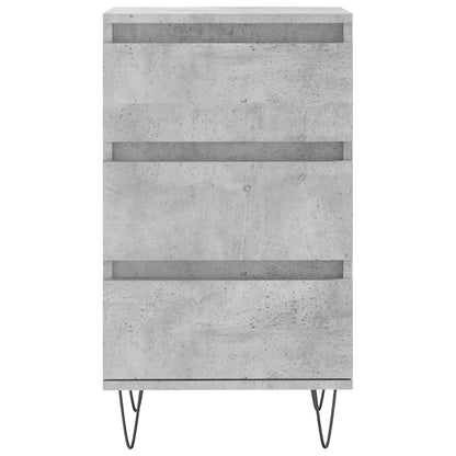 Credenza Grigio Cemento 40x35x70 cm in Legno Multistrato