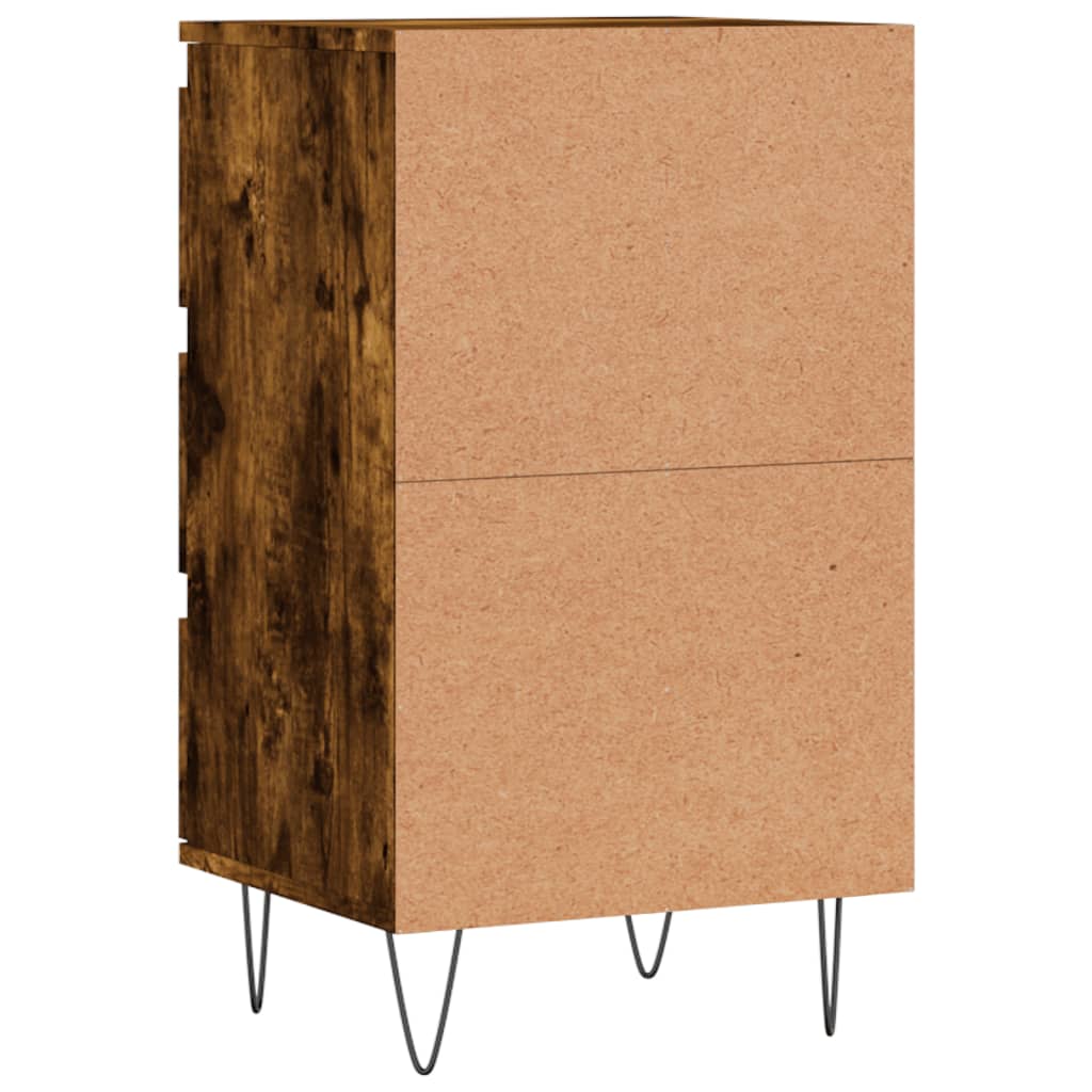 Credenza Rovere Fumo 40x35x70 cm in Legno Multistrato - homemem39