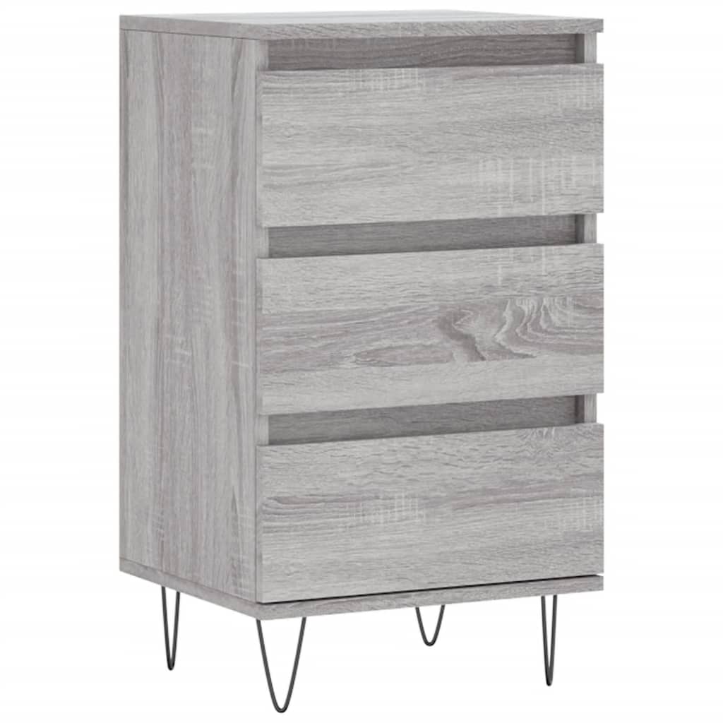Credenza Grigio Sonoma 40x35x70 cm in Legno Multistrato - homemem39