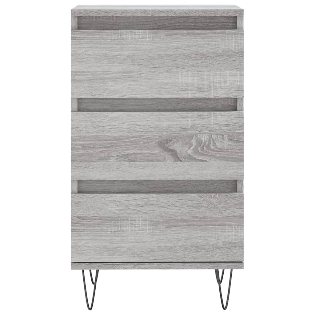Credenza Grigio Sonoma 40x35x70 cm in Legno Multistrato - homemem39