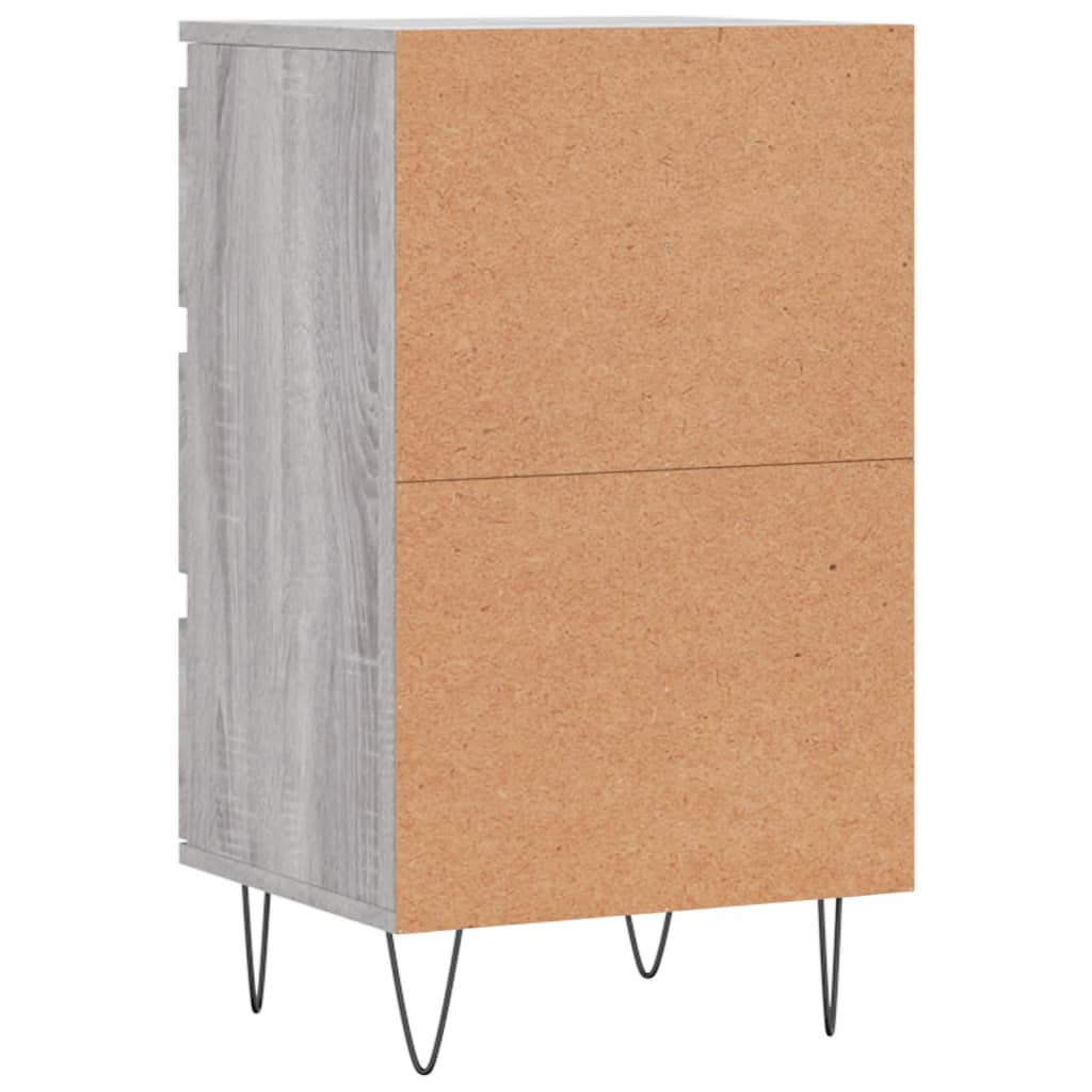 Credenza Grigio Sonoma 40x35x70 cm in Legno Multistrato