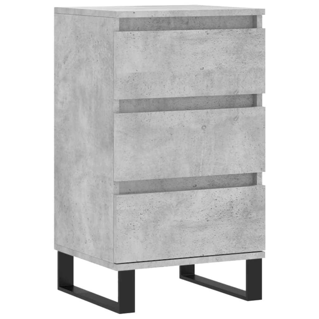 Credenza Grigio Cemento 40x35x70 cm in Legno Multistrato - homemem39