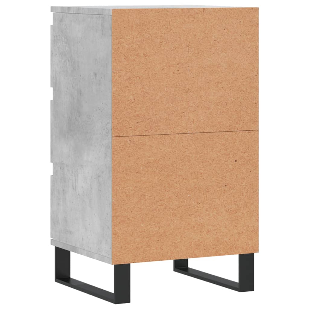 Credenza Grigio Cemento 40x35x70 cm in Legno Multistrato - homemem39