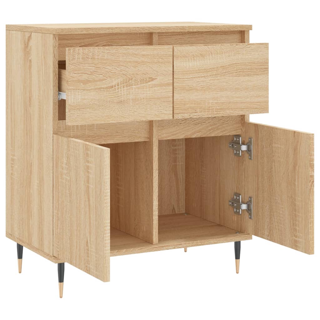 Credenza Rovere Sonoma 60x35x70 cm in Legno Multistrato | homemem39