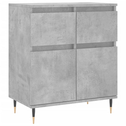 Credenza Grigio Cemento 60x35x70 cm in Legno Multistrato - homemem39