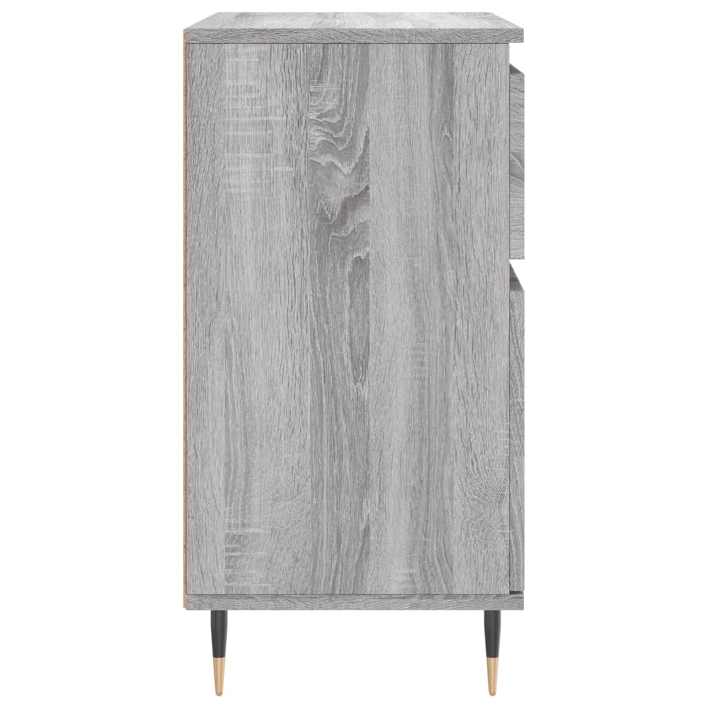 Credenza Grigio Sonoma 60x35x70 cm in Legno Multistrato