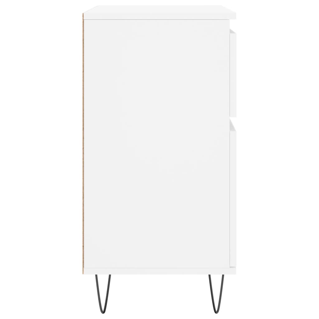 Credenza Bianca 60x35x70 cm in Legno Multistrato - homemem39