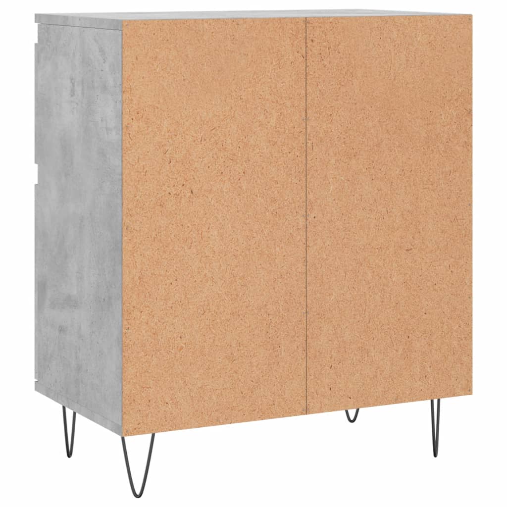 Credenza Grigio Cemento 60x35x70 cm in Legno Multistrato - homemem39
