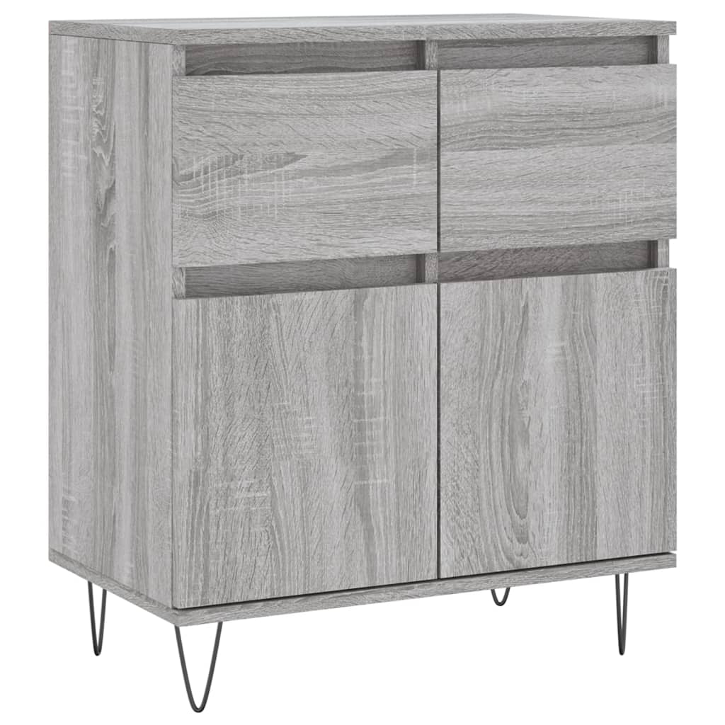 Credenza Grigio Sonoma 60x35x70 cm in Legno Multistrato - homemem39