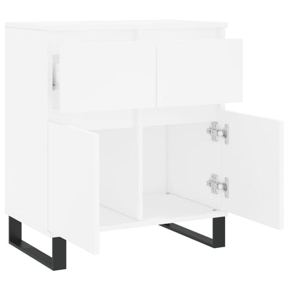 Credenza Bianca 60x35x70 cm in Legno Multistrato - homemem39