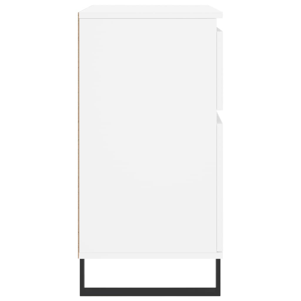 Credenza Bianca 60x35x70 cm in Legno Multistrato - homemem39