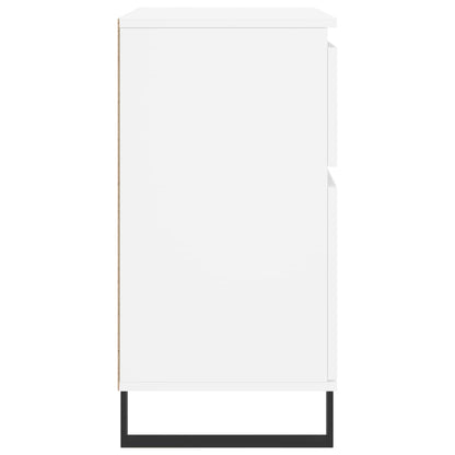 Credenza Bianca 60x35x70 cm in Legno Multistrato - homemem39