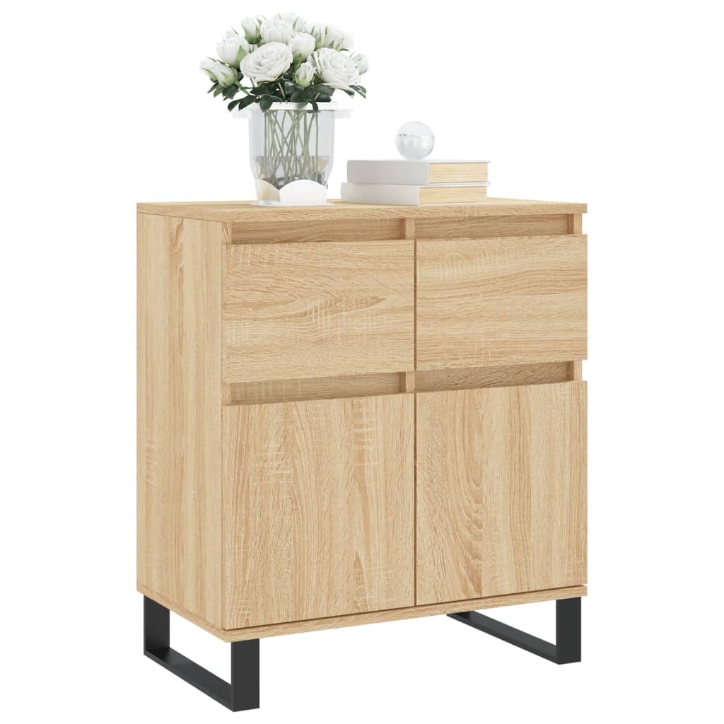 Credenza Rovere Sonoma 60x35x70 cm in Legno Multistrato - homemem39