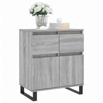 Credenza Grigio Sonoma 60x35x70 cm in Legno Multistrato - homemem39