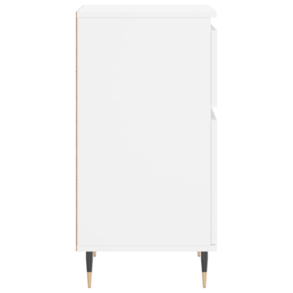 Credenza Bianca 40x35x70 cm in Legno Multistrato - homemem39