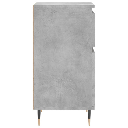 Credenze 2 pz Grigio Cemento 40x35x70 cm in Legno Multistrato - homemem39