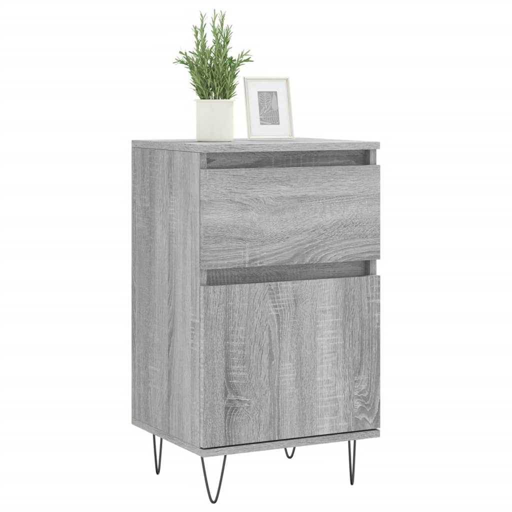 Credenza Grigio Sonoma 40x35x70 cm in Legno Multistrato - homemem39