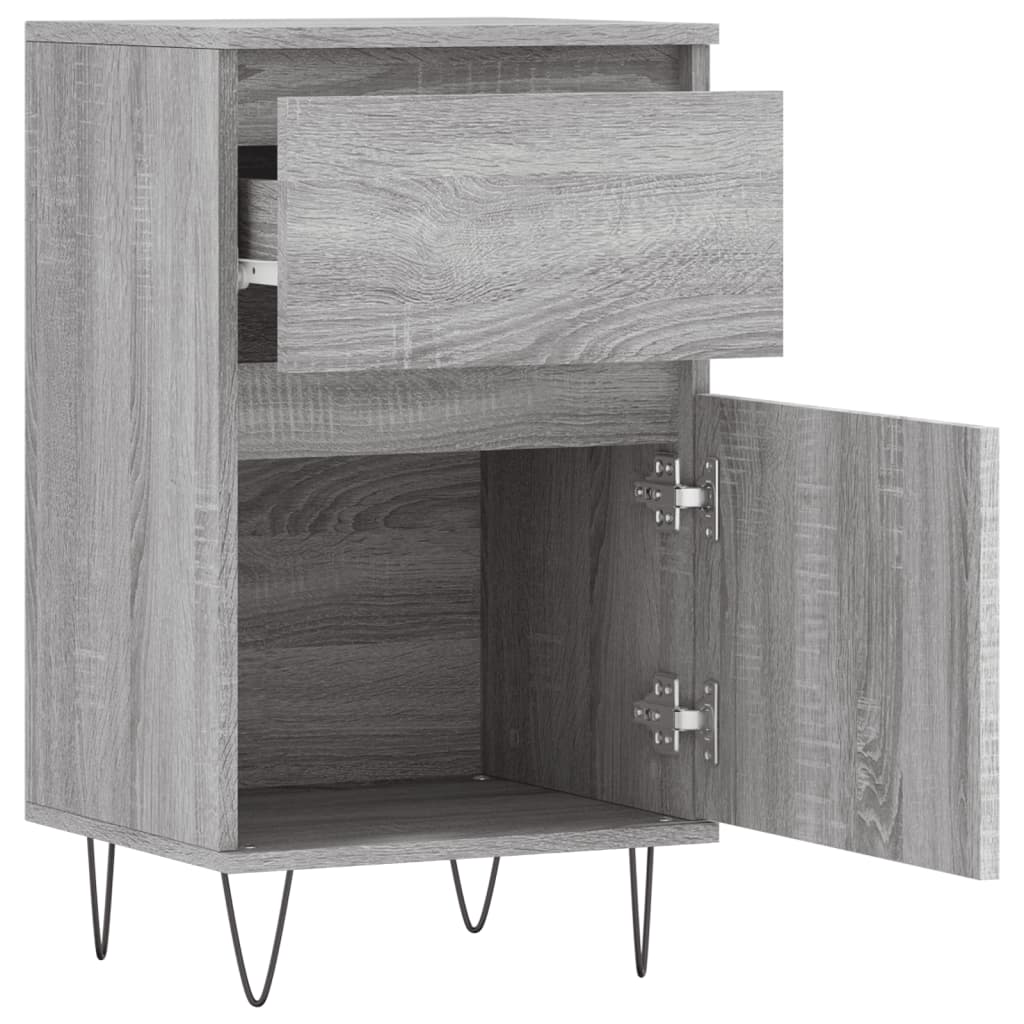 Credenza Grigio Sonoma 40x35x70 cm in Legno Multistrato - homemem39