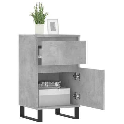 Credenze 2 pz Grigio Cemento 40x35x70 cm in Legno Multistrato | homemem39